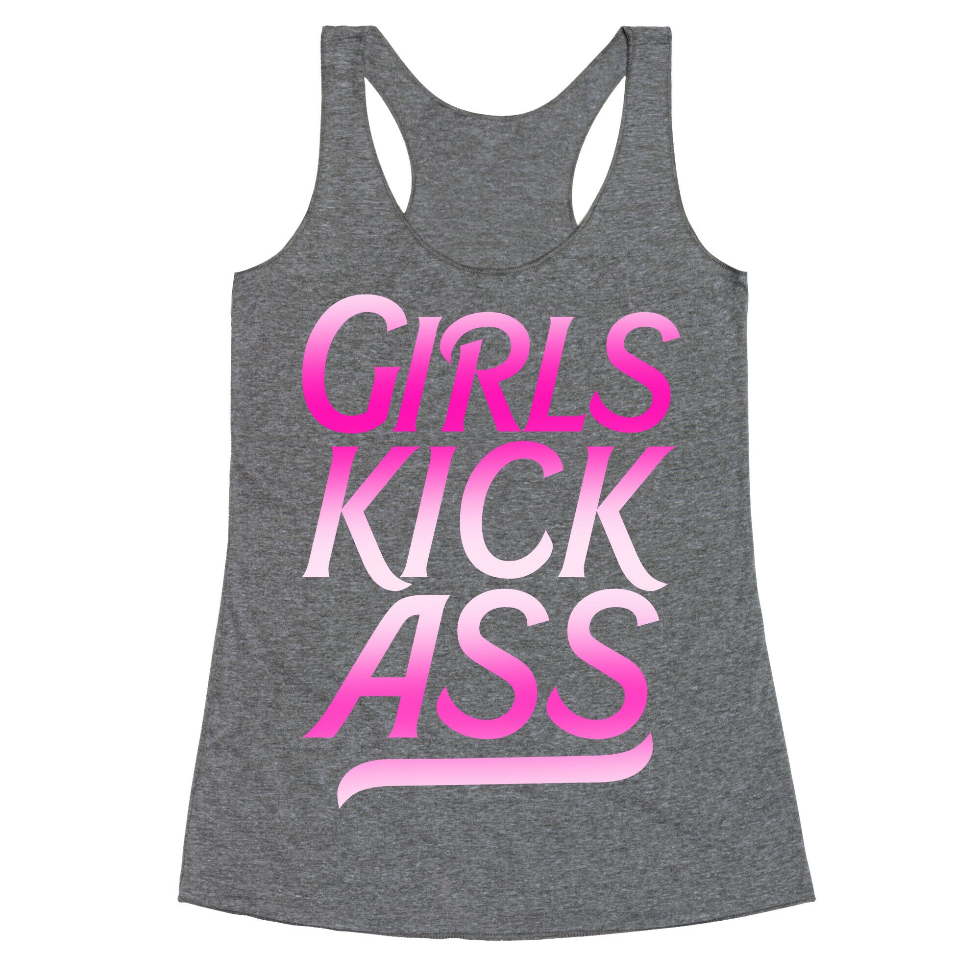 Girls Kick Ass Racerback Tank